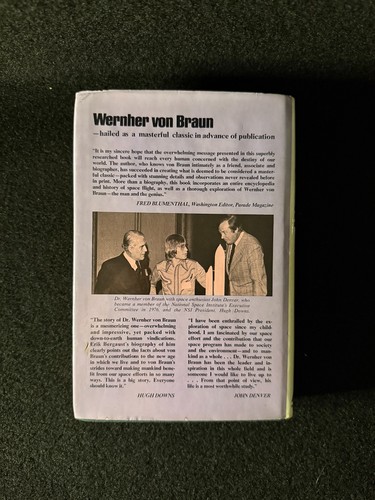 Wernher Von Braun by Erik Bergaust (Hardcover) First Printing - Foto 2 di 8