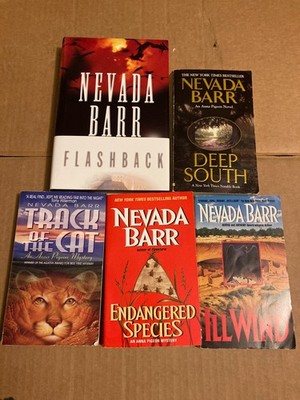 Lot of 5 Suspense novels by Nevada Barr 4 PB & 1 HC (Flashback) Anna Pigeon X 3