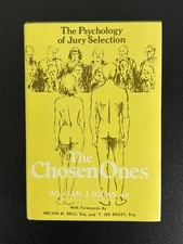 The Chosen Ones: The Art of Jury Selection William Bryan 1971 - Kreskin coll.