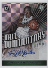 2019-20 Donruss Hall Dominator Signatures /99 Tom Sanders Satch Auto HOF 0vj4