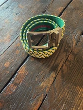 Nexbelt Braided Golf Belt Men Size Cut To Fit  25 to 33” Masters Colors, Classic