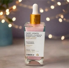 TRULY Beauty Fairy Lights Shimmer Body Serum Niacinamide + Strawberry 3.1 oz