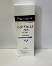 Neutrogena Face Lotion Age Shield SPF 70 Broad Spectrum Sunscreen Exp 08/26
