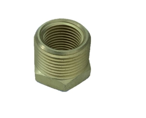 3/4" NPT to 1/2" Pipe Bushing Adapter Convert 1/2 Male to 3/4 Male Solid Brass - Afbeelding 2 van 3