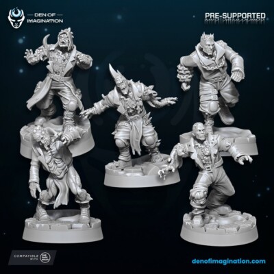 10er Set Pestwanderer - Wild Mesh/Sci-Fi/Table Top Miniaturen