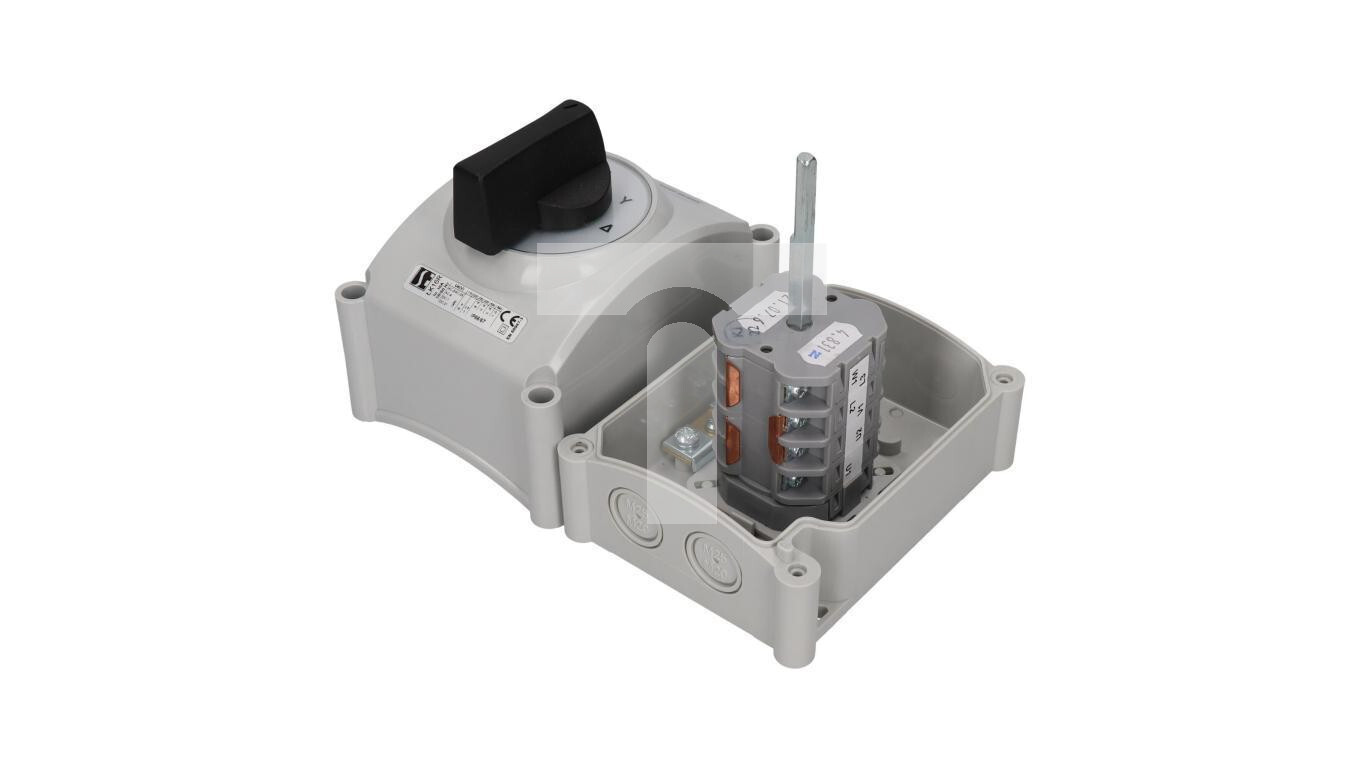 Cam switch 0-1 1P 16A in housing ŁK16R-1.825OB3 /T2UK