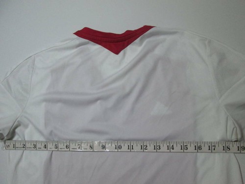 Adidas Unisex Youth Size XL V-Neck Shirt White/Red Portland Timbers Logo Sport - Picture 8 of 9