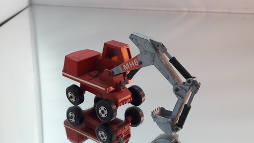 Hydraulic Excavator - Matchbox - Red - 1970 - # K 11 - Imagen 3 de 9