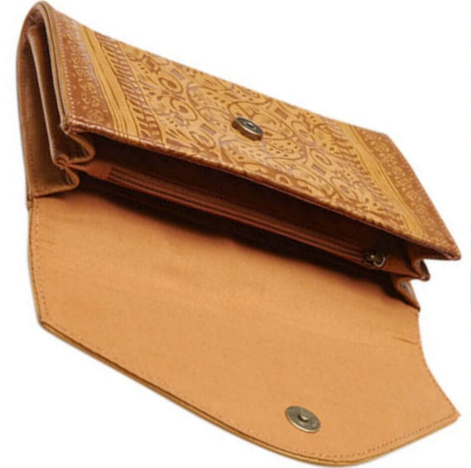 Volcom Woman Rebel Rose Wallet TAN Clutch Portmonee braun NEW Neuware PORTOFREI! - Bild 3 von 4