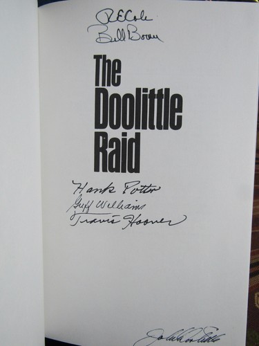 1991 Glines THE DOOLITTLE RAID Rare SIGNED BY DOOLITTLE & 6 AIRMEN WWII Japan - Picture 4 of 19