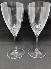 Waterford - Martha Stewart Plume Pattern Iced Tea Crystal Glass 8”