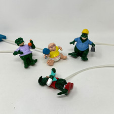 Vintage Dinosaurs TV Show Figures Mcdonalds Pump Action Character Toys Set of 4