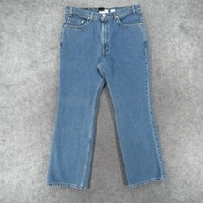 Vintage 90s Levis 517 Jeans Mens 38x30 Bootcut Mid Rise Light Wash USA