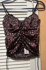 NWT For Love And & Lemons VS Victorias Secret Melrose Bustier Top BLACK Small DD — photo 4