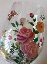 Ltd Edition TK Maxx HOMESENSE Butterfly Diamante Large GLASS TUMBLER ***VIRAL***