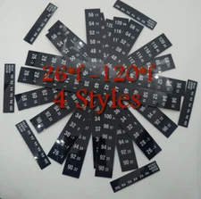 Stick on thermometer temperature indicator strip microbiology aquarium (4 Style)