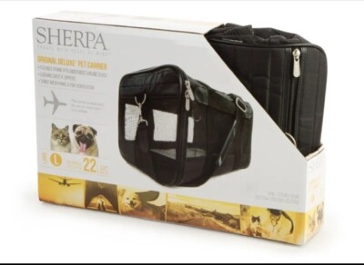 Sherpa Original Deluxe Pet Carrier, Large, Airline Approved | eBay