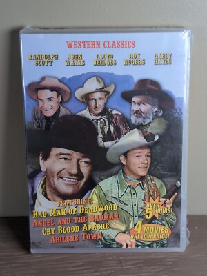 Bad Man of Deadwood  Angel and the Badman  Cry Blood Apache - Brand New Sealed 