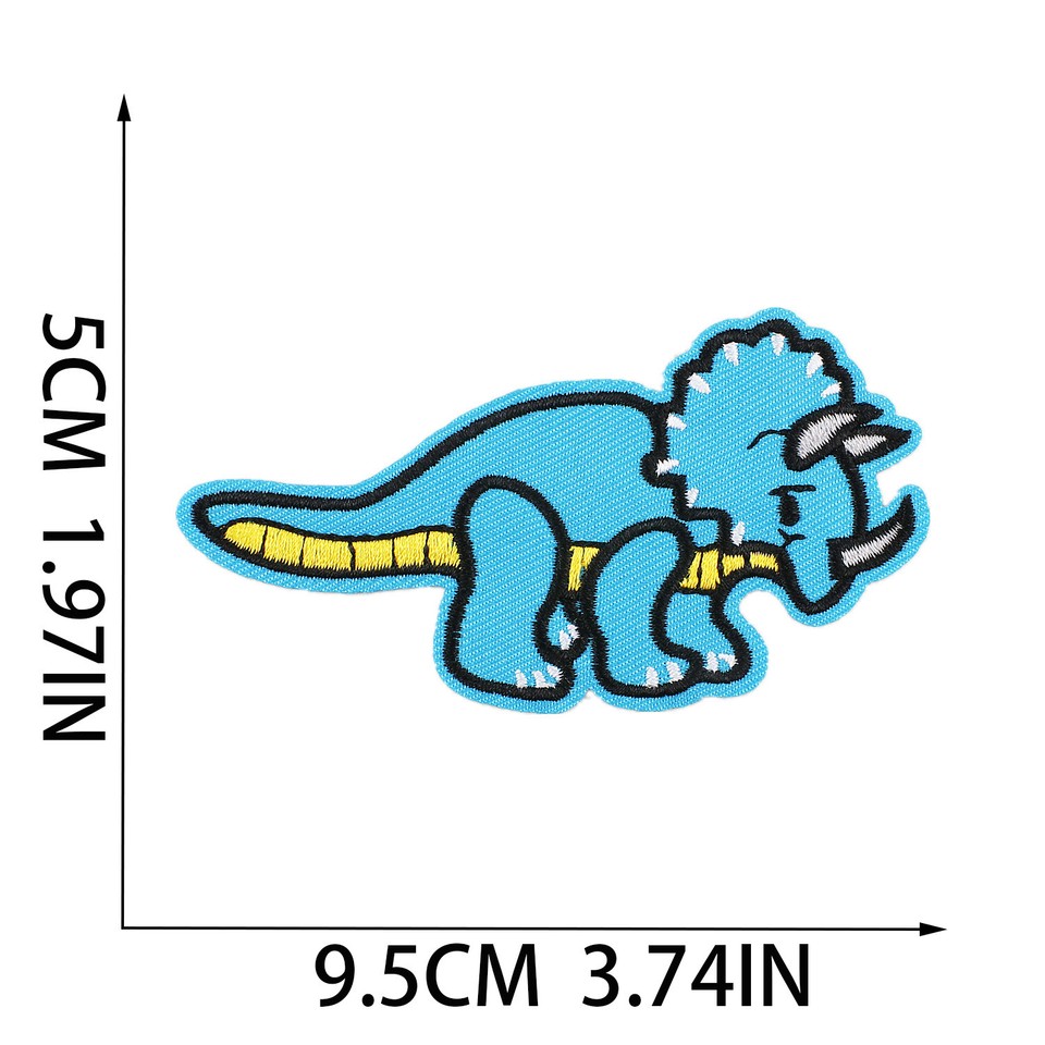 26 Dinosaur DIY Cartoon Sew Iron On Patches lot Embroidery Applique for
