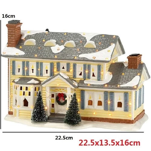 New Dept 56 Animated Flaming Sleigh of Christmas Village Santa's Sleigh Reindeer - Picture 5 of 15
