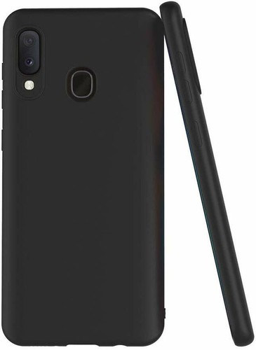 COQUE SILICONE NOIR pour Samsung GALAXY A20e A21s A51 A71+ 2 VITRE VERRE TREMPE - Photo 6/12