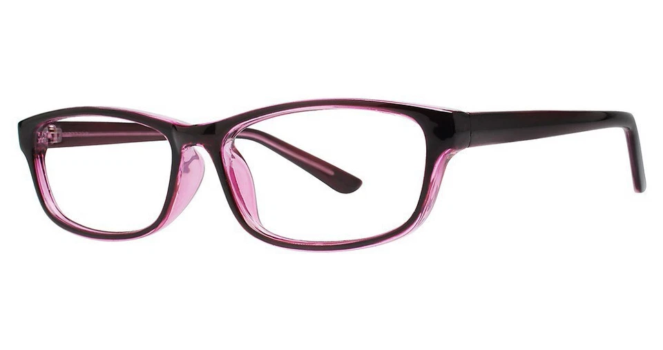 MODERN OPTICAL AWARD UNISEX PLASTIC EYEGLASSES 56-17-140 PLUM W/ SOFT CASE