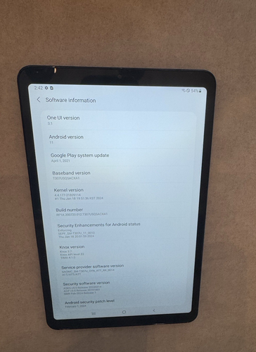 Samsung Galaxy Tab A 8.4" (2020) SM-T307u 32GB AT&T (Wi-Fi + 4G) Unlocked MINT - Picture 12 of 12
