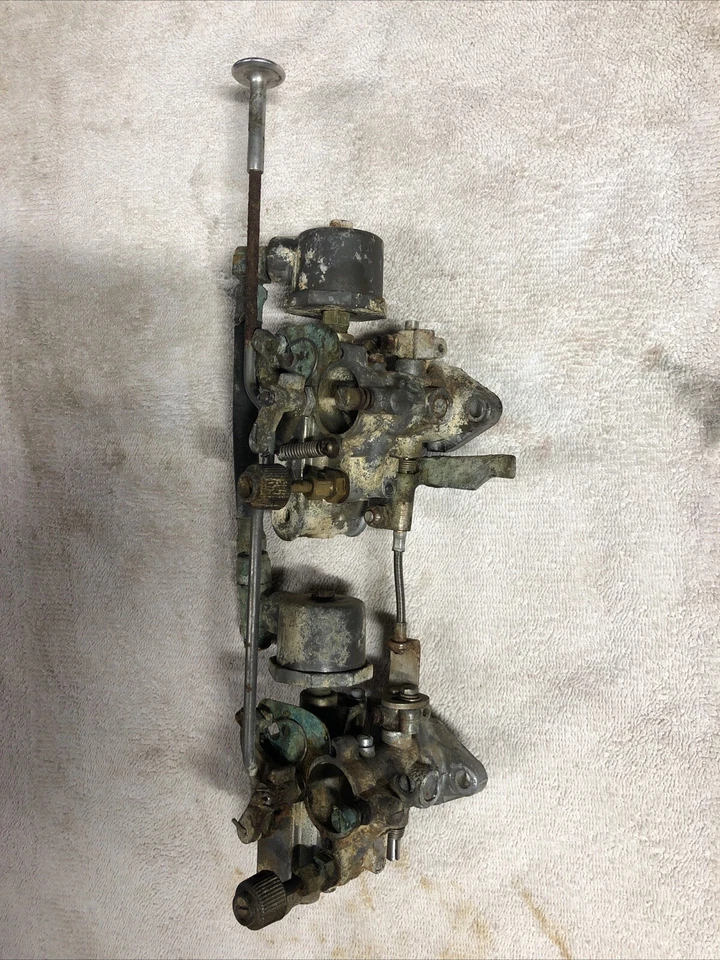 Vintage Kiekhaefer Mercury Mark 55 Outboard Carburetors / Carbs - Image 2 of 4