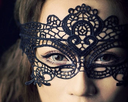 STUNNING VENETIAN MASQUERADE EYE MASK HALLOWEEN PARTY LACE FANCY DRESS UK - Picture 1 of 4