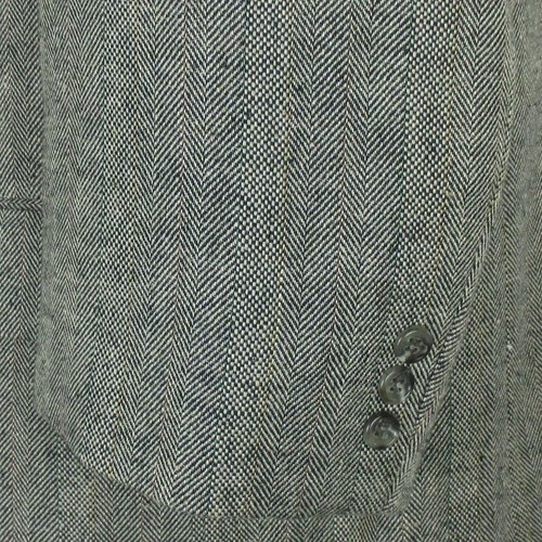 52 R Christopher Hart Grigio Lana Tweed 2 Btn Uomo Giacca Sport Cappotto Menta - Picture 4 of 8