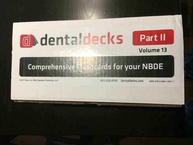 NBDE Dental Decks Part 2 Volume 13 2018 Edition for sale online eBay