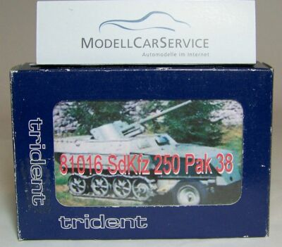 Trident 1/87: 81016 Sd.Kfz. 250 Schützenpanzerwagen und PaK 38 - Bausatz