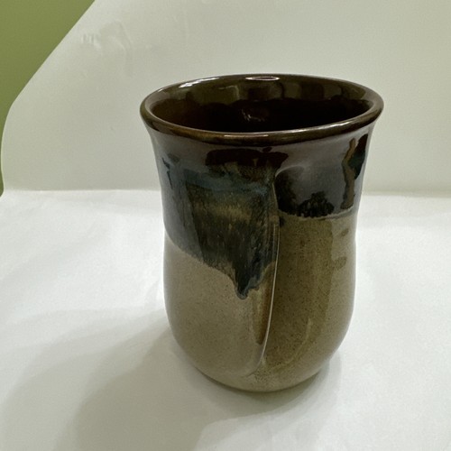 Art Pottery 2022 Neher Pottery Clay In Motion Left Hand Warmer Signed Coffee Mug - Picture 4 of 9