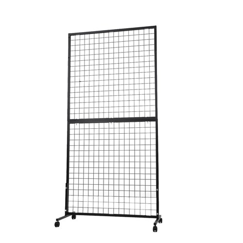 NEW HEAVY DUTY GRID MESH WALL MESH CHROME DISPLAY PANEL RETAIL SHOP DISPLAY - Picture 13 of 14