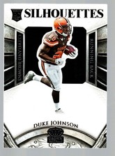 2015 Crown Royale Rookie Silhouettes #214 Duke Johnson 261/299