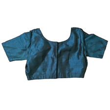India Indian Saree Blouse Blue Designer Sari Top a 