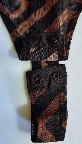 IRIS - Sheer Geometric Pattern Teddy, colors Coffee and mocha, size: M - Picture 5 of 12