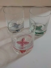 Drinking Glasses With STAR Design (set of 3)