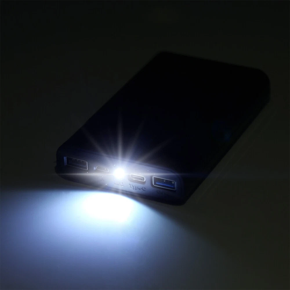 Power Bank Battery Shell Case for 18650 4 slots DIY Detachable USB Charging Box