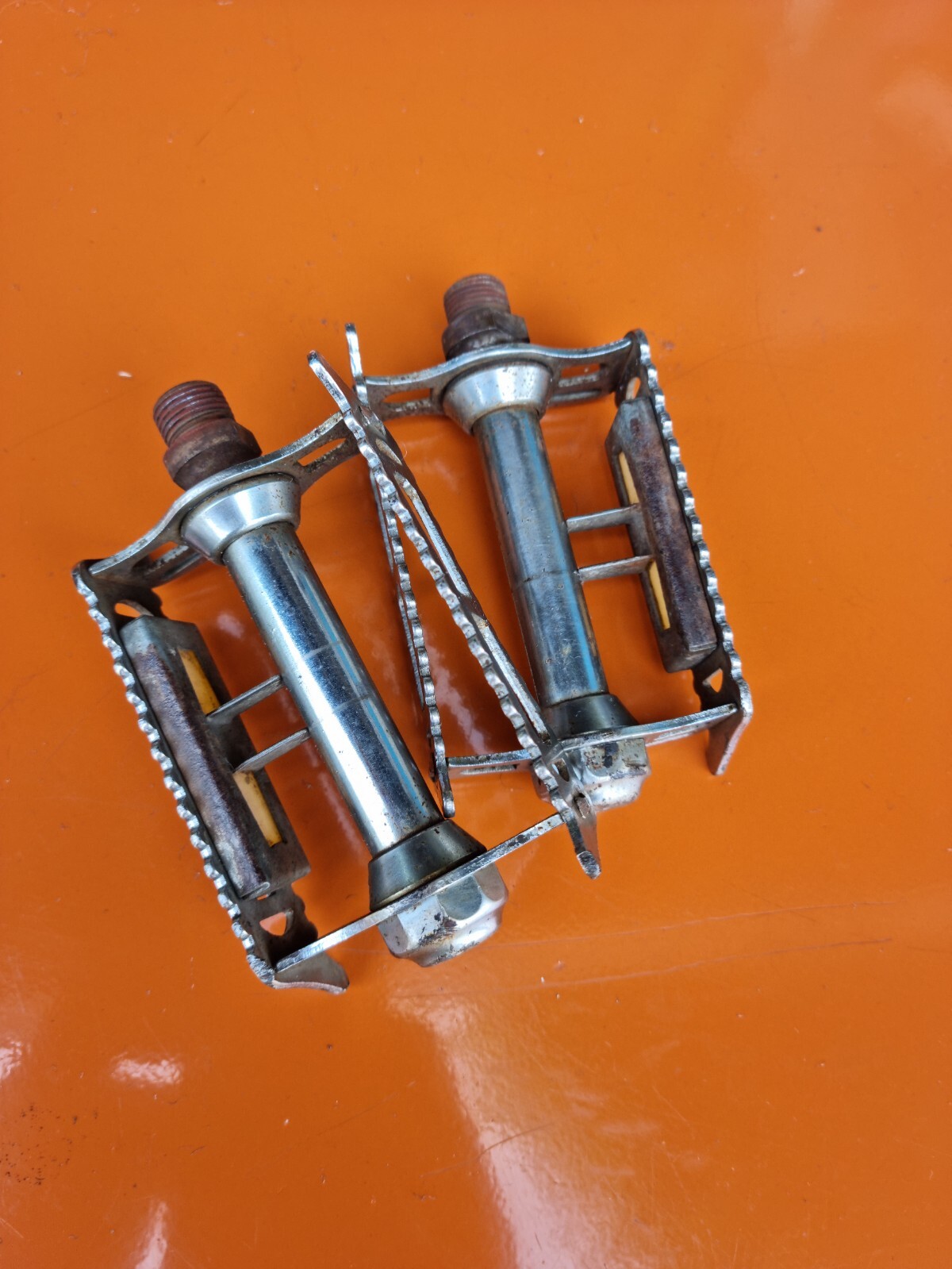 Pédales LYOTARD en acier chromé vélo vintage France old bicycle pedals eBay