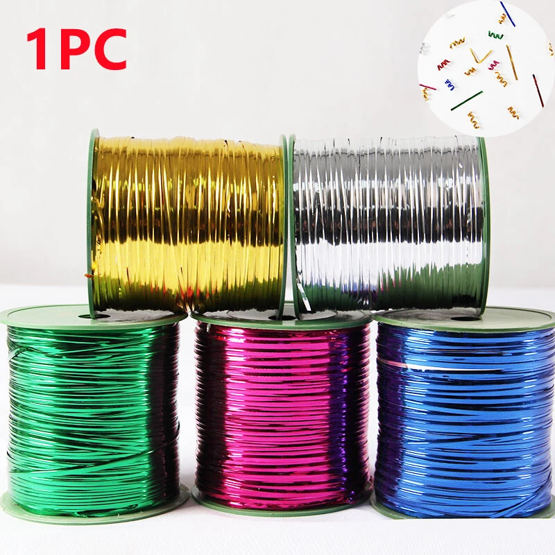 1pc Metallic Twist Ties for Flower Packaging Bread Candy Bag ties 300 Yard - Image 2 of 4