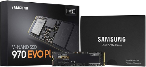 Samsung 250GB 500GB 1TB 2TB SSD M.2 NVMe 970 EVO Plus Internal Solid State Drive - Picture 7 of 8