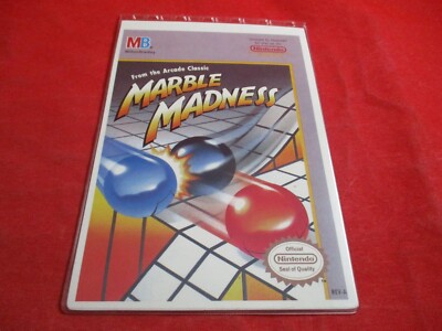 Marble Madness Nintendo NES Vidpro Promotional Display Card ONLY