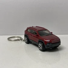 RARE KEY CHAIN RED JEEP CHEROKEE KL CUSTOM LIMITED EDITION 2014 2015 2016-2023