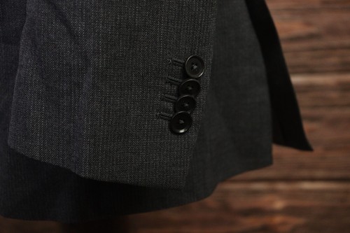 BOGLIOLI Dark Gray Wool Three Button Single Breast Blazer Jacket Coat Size 48 - Picture 11 of 20