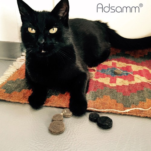 8 x Filzgleiter | Ø 50 mm | Grün | rund | 1.5 mm dünne selbstklebende Filz-Mö... - Bild 3 von 4