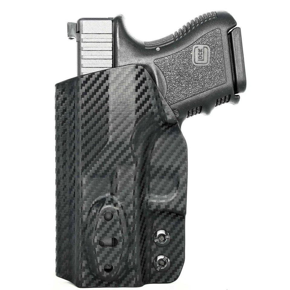 Tuckable IWB Holster fits: Glock 26 27 33 (Optic Ready) - Rounded Gear - Image 2 of 4