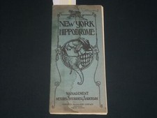 PROGRAMME CIRQUE NEW YORK HIPPODOME A SOCIETY 1906 - BELLES ANNONCES - J 4223