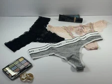 3-PACK VICTORIA SECRET Sexy V string Thong PANTY  S M L