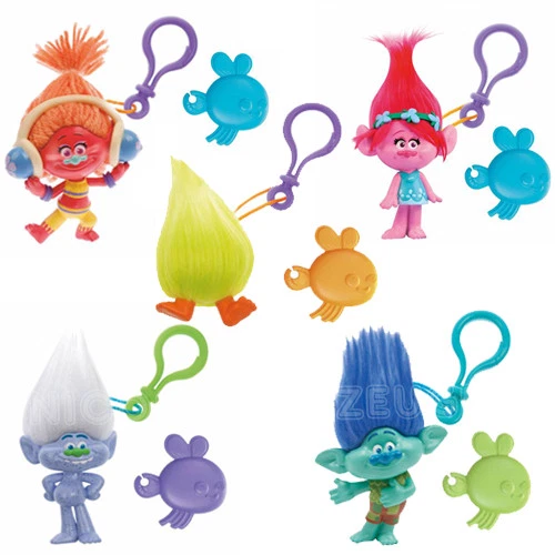 Boti Trolls Schlüsselanhänger Dream Works Poppy Guy Diamond DJ Suki 10 cm.